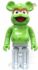 Bearbrick Оскар Ворчун Зеленый (Улица Сезам) 400% (28см)-thumb