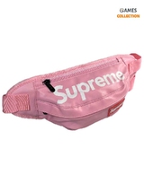 Сумка-бананка Supreme Эко-кожа (Розовая)-thumb