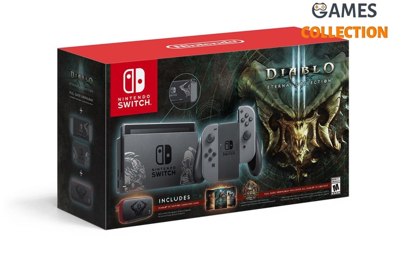 NINTENDO SWITCH DIABLO III LIMITED EDITION + ЧЕХОЛ DIABLO III + ИГРА DIABLO III:ETERNAL COLLECTION (РУССКАЯ ВЕРСИЯ)-thumb