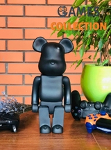 Bearbrick x Amirex Dry Carbon (Plain Weave) 400% (28 см) Black-thumb