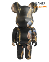 Bearbrick Johannes Vermeer (Дівчина з перлинною сережкою) 400% (28см)-thumb