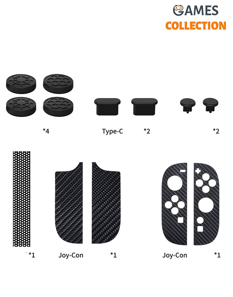 Захисний набір GP-370 для Nintendo Switch 2-thumb