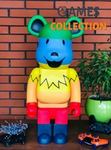 Bearbrick x Grateful Dead Dancing Bears 1000% (70см) Rainbow-thumb