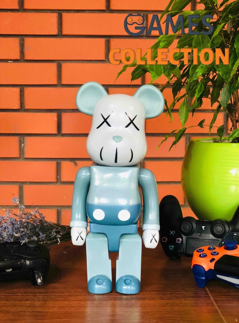 Bearbrick KAWS 400% (28 см) Blue-thumb