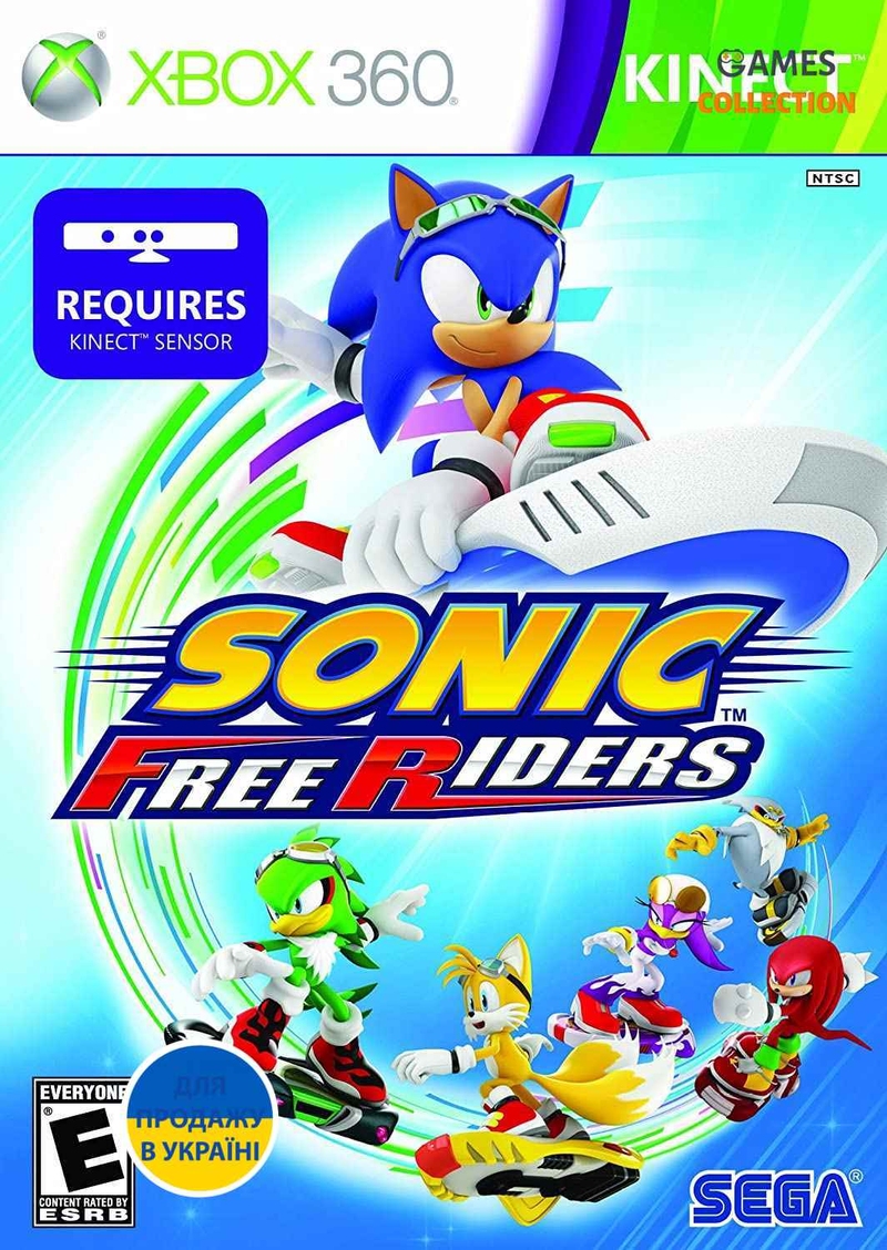 Sonic Free Riders для Kinect (XBOX360) Б/у-thumb