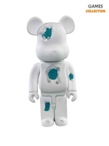 Bearbrick Art OverTurn Blue Crystal (Голубой Кристалл) 400% (28см)-thumb