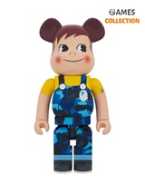 Bearbrick Bape x Peko-Chan синій 400% (28cm)-thumb