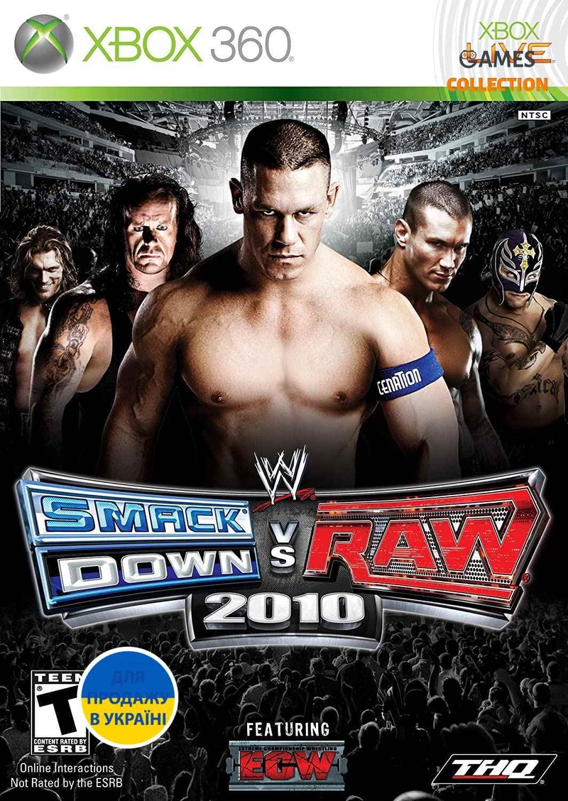 WWE Smackdown vs Raw 2010 (XBOX360) б/у-thumb