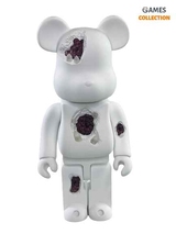 Bearbrick Art OverTurn Purple Crystal (Фиолетовый Кристалл) 400% (28см)-thumb