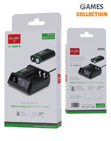 Зарядная станция + 2 аккумулятора (2650mAH) Xbox Series X/ONE (AL-XB2010)-thumb