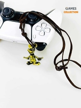 Кожаный Шнурок на шею с Кулоном Микки Маус-thumb