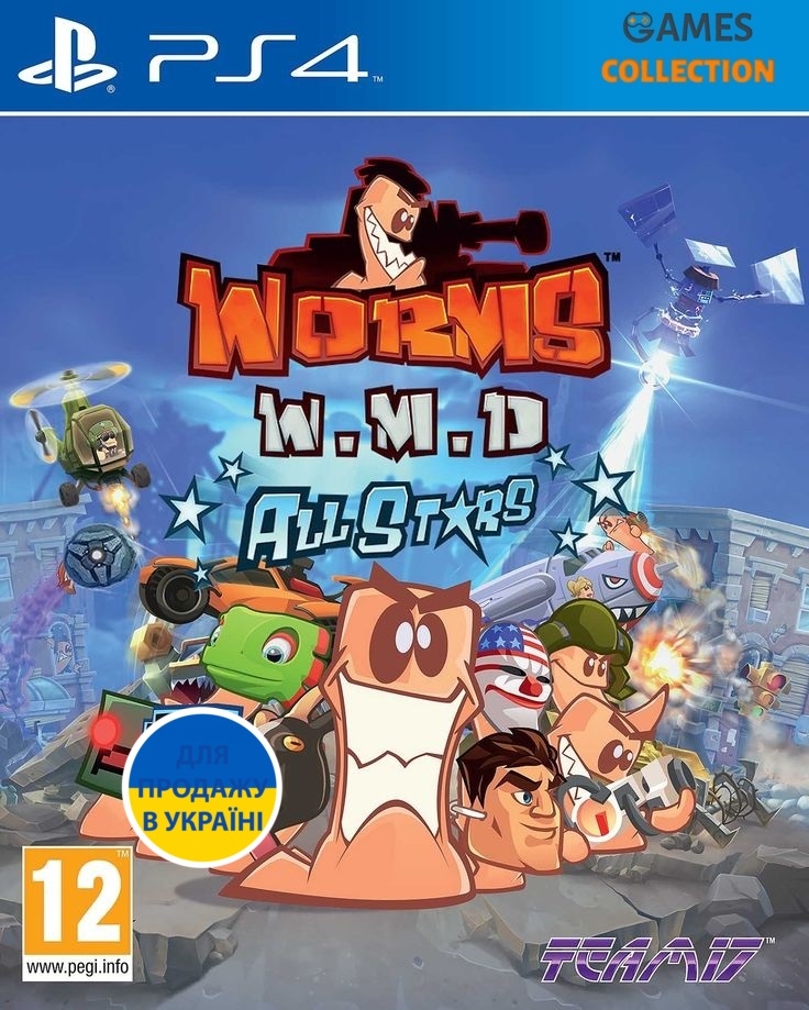 Worms Weapon of mass destruction all stars day one (PS4 )-thumb