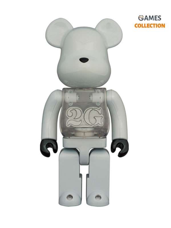 Bearbrick 2G White Chrome 400% (28см)-thumb