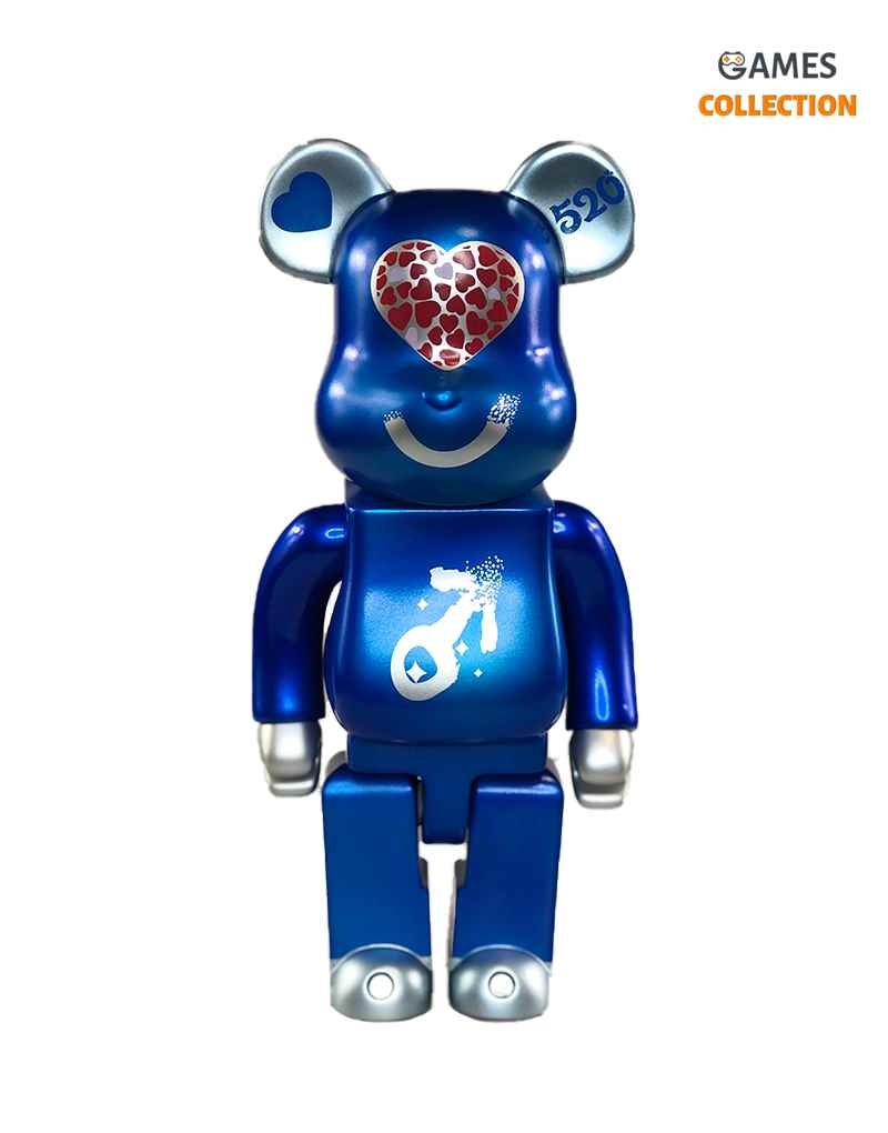 Bearbrick 520 Loving Bear Blue 400% (28 см)-thumb