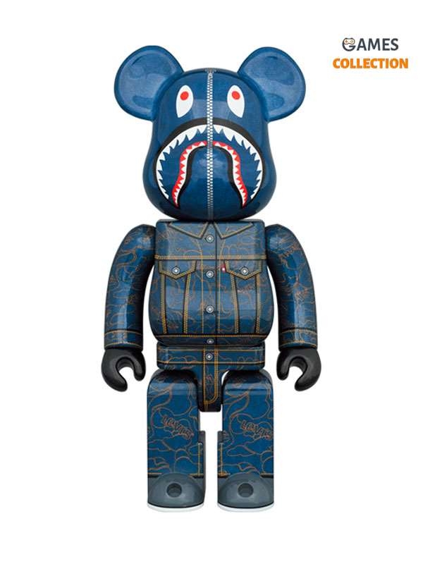 Bearbrick x BAPE x Levis 400% (28см)-thumb