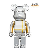 Bearbrick Medicom Toy Plus Silver Chrome 400% (28см)-thumb
