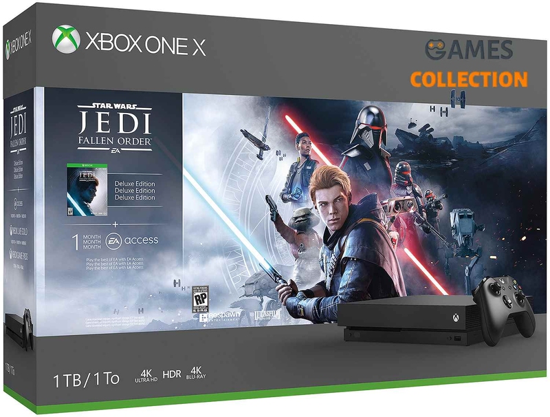 Xbox One X 1TB + Jedi: Fallen Order (XBox One)-thumb