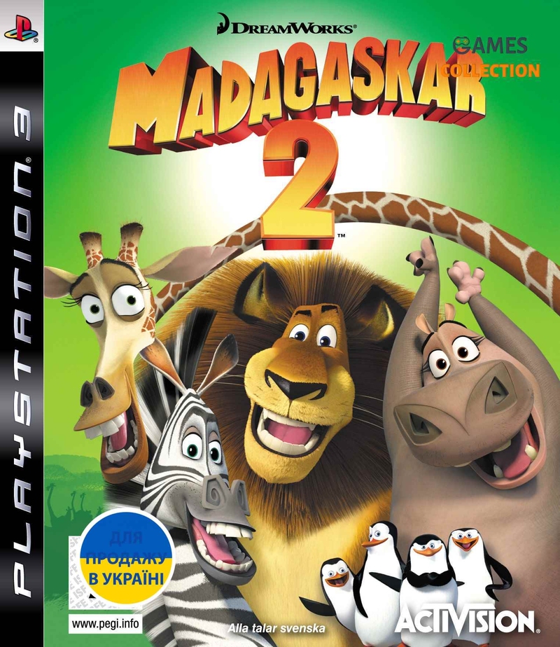 Мадагаскар 2: Побег в Африку (PS3) Б/У-thumb