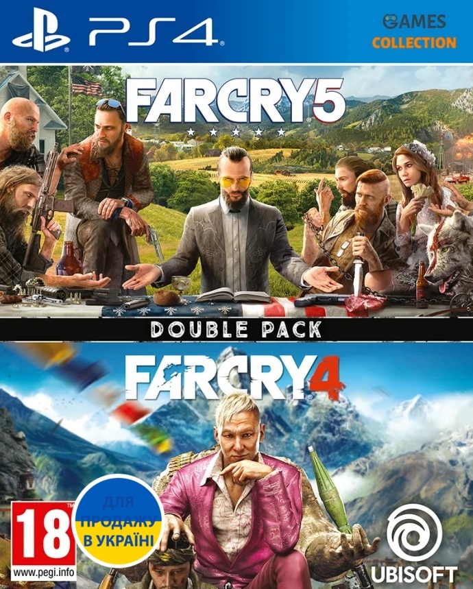 Комплект FAR CRY 4 + FAR CRY 5 (PS4)-thumb