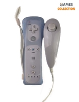 Wii Remote и контроллер Nunchuck с силиконовым чехлом Белый-thumb