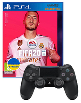 Fifa 20 + DUAL SHOCK 4 V2 BLACK (PS4)-thumb