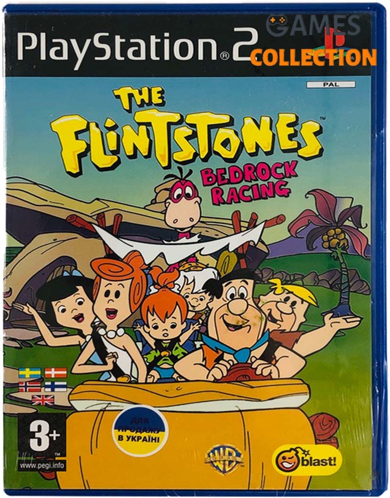 The Flintstones: Bedrock Racing (PS2) Б/У-thumb