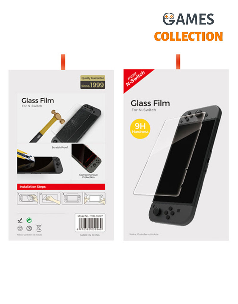 Закаленное стекло Анти-отпечатки пальцев Nintendo Switch 2 шт. Dobe (TNS-19127)-thumb