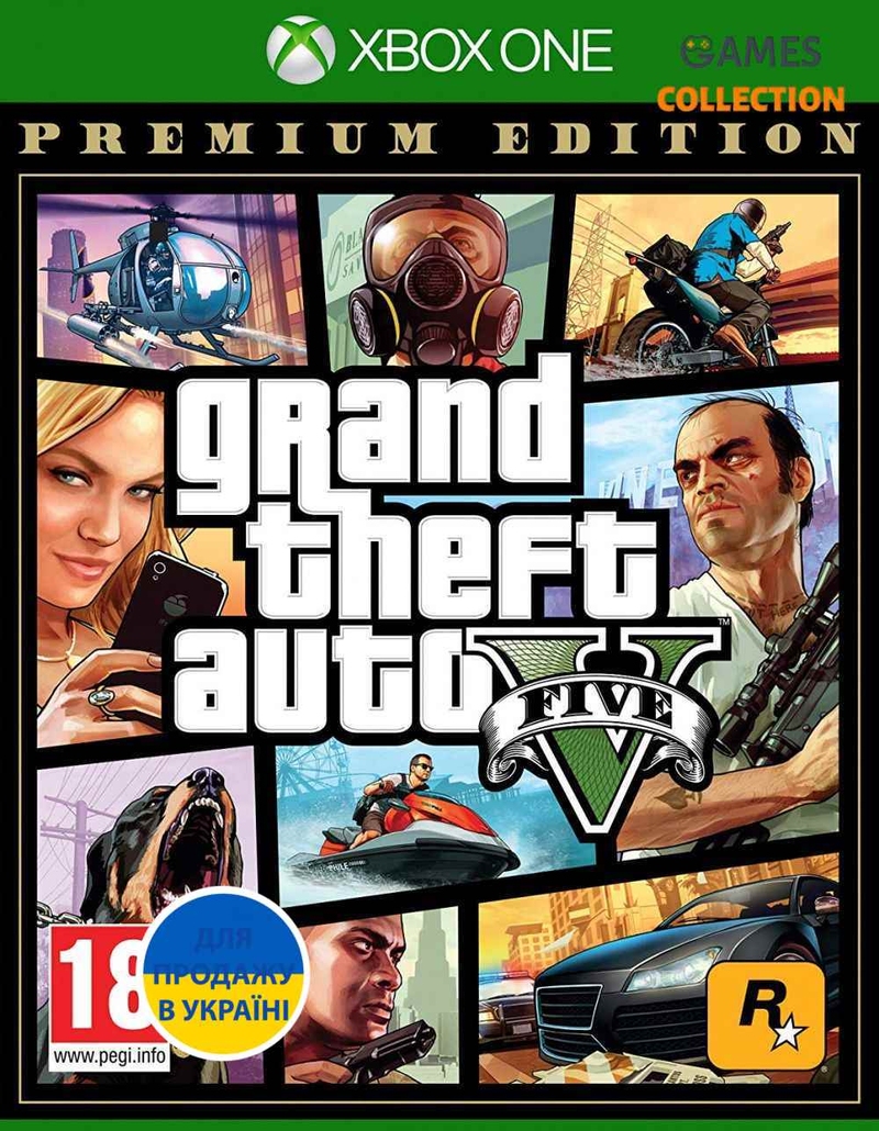 Grand Theft Auto V: Premium Edition (XBox One)-thumb