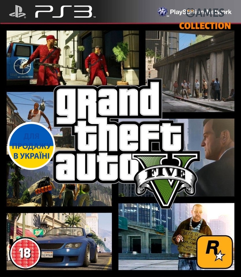 Grand Theft Auto 5 V (PS3) Б/У-thumb