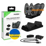 Зарядная док-станция с 2 перезаряжаемыми батареями XBOX ONE / S / X (черная)-thumb