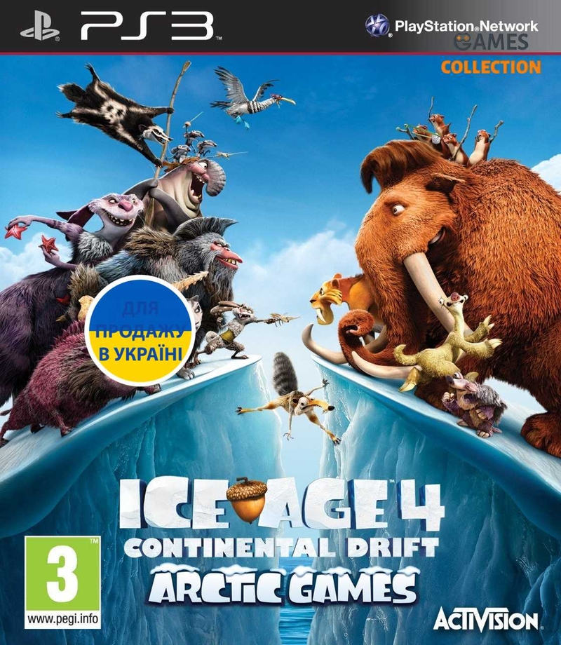 Ice Age 4: Continental Drift — Arctic Games (PS3)-thumb
