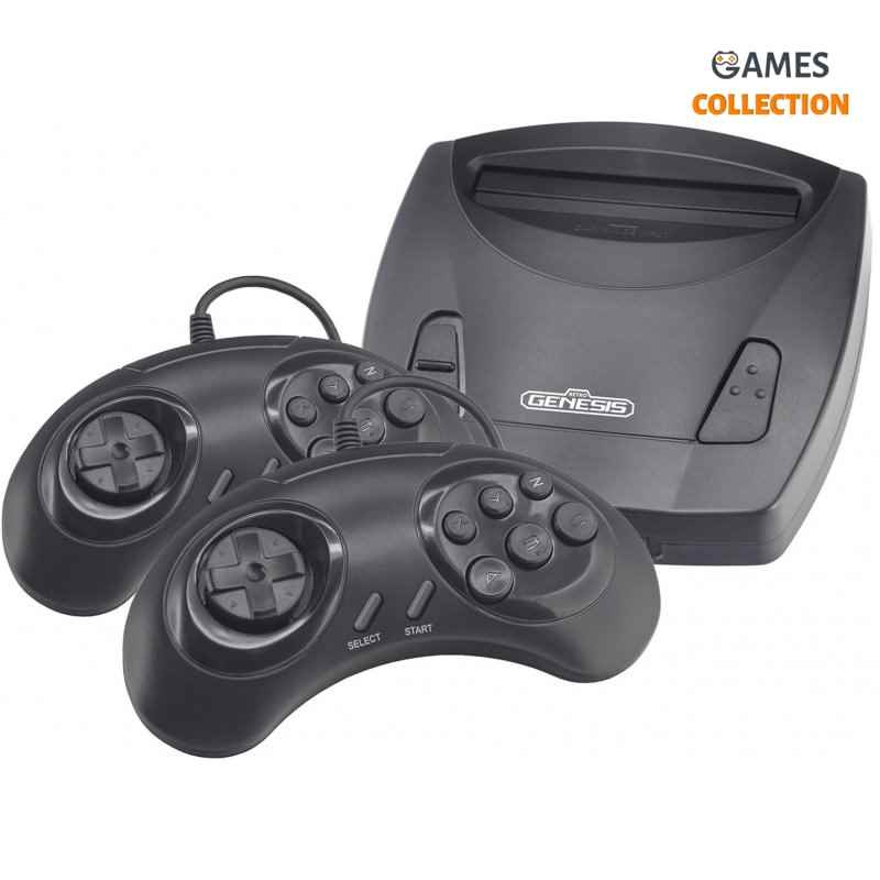 Игровая консоль Retro Genesis 8 Bit Junior (300 игр, 2 проводных джойстика, AV кабель)-thumb