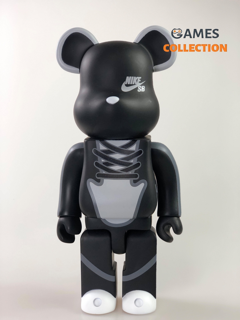 BEARBRICK NIKE SB BLACK 400％ (28см)-thumb