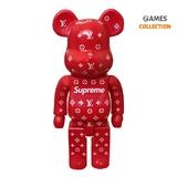 Bearbrick Louis Vuitton Supreme Красный 400% (28 см)-thumb