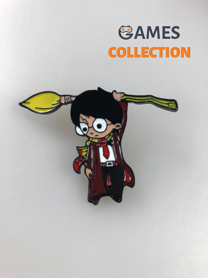 Гарри Поттер с метлой (Брошь)-thumb