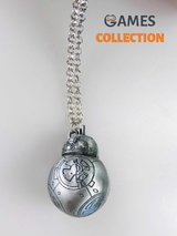 BB-8 «Звездные Войны» серебряный (Кулон с цепочкой)-thumb