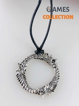 Дракон Старинные Свитки Скайрим Серебряный (Кулон)-thumb