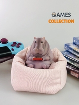 Гіпопотам на подушці (фігурка)-thumb