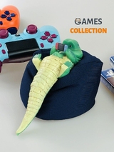 Крокодил на подушці (фігурка)-thumb