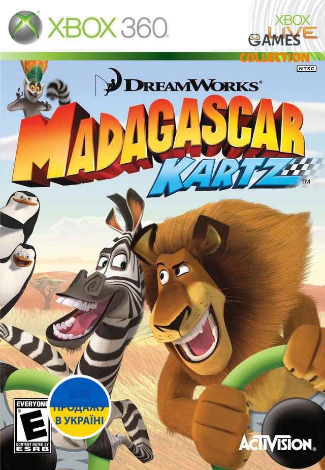 Madagascar Kartz (XBox 360) Б/У-thumb