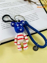 Брелок Bearbrick с ремешком Американский Флаг-thumb