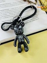 Брелок Bearbrick с ремешком Человек Паук (Черный)-thumb