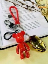 Брелок Bearbrick Звезды Железный человек (Красный) Тройной-thumb