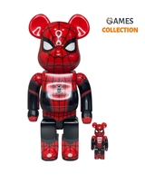Bearbrick x Marvel Spider-Man Upgraded 400% + 100% (28см+7см)-thumb