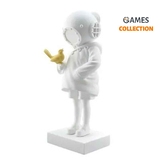 Banksy Deep Sea Diver Figure біла із золотою пташкою (Фігурка)-thumb