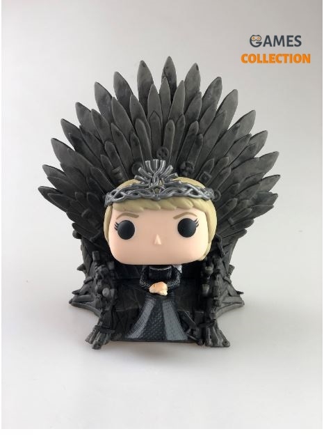 game of thrones- queen cersei on iron throne pop 73-thumb
