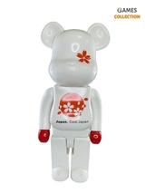 Bearbrick Japan Cool (Белый с красными цветами) 1000% (70 см)-thumb