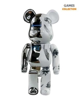 Bearbrick Daniel Arsham & Hajime Sorayama 400% (28 см)-thumb