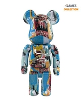 Bearbrick Jean-Michel Basquiat #6 400% (28 см)-thumb
