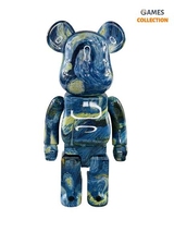Bearbrick Винсент Ван Гог «Звездная ночь» 400% (28 см)-thumb
